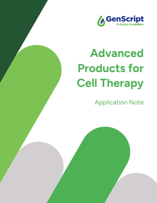 Advanced Products for Cell Therapy – Application Note