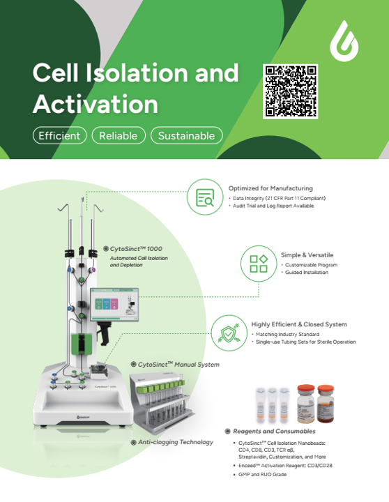 Cell Isolation and Activation Flyer